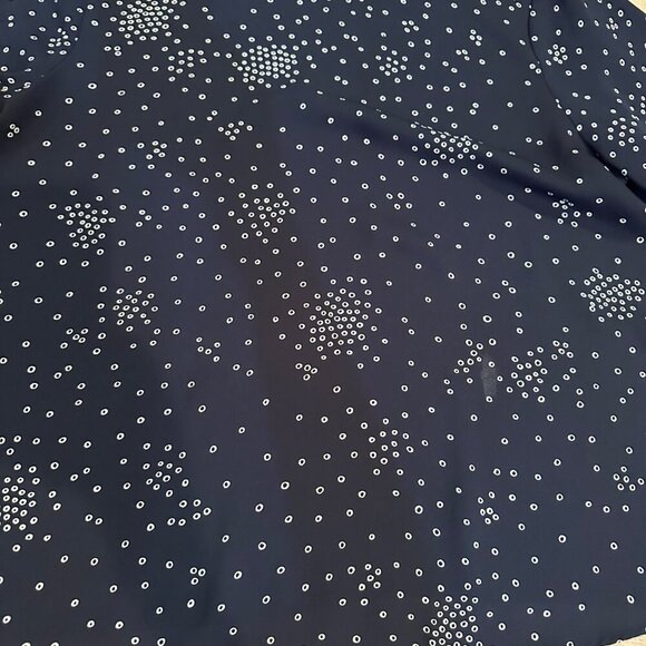 ANN TAYLOR WOMENS LARGE 3/4 SLEEVE BLOUSE - Picture 3 of 8